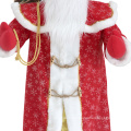 Festive Party Decoration Life-Size Polyester Standing Santa